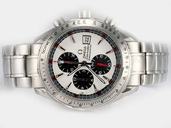 Omega Speedmaster Date 3211.31.00 White Dial 40mm Silver Stainless Steel Strap Watch