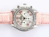 Omega Speedmaster Legend 321.32.44.50.01.001 Pink Dial Stainless Steel Case Round Watch