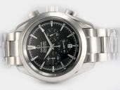 Omega Speedmaster Racing Chronometer 2269.52.00 Round Black Dial Quartz Chronograph Watch