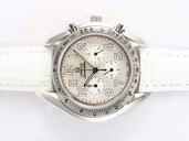 Omega Speedmaster Reduced 3815.70.36 36mm White Dial Quartz Chronograph Watch