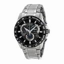 Open Box - Citizen Perpetual Chrono A-T Eco-Drive Black Dial Titanium Men's Chronograph Watch AT4010-50E
