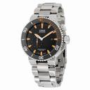 Oris Aquis Carlos Coste Black Dial Titanium Watch 743-7709-7184SET