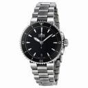 Oris Aquis Date Automatic Black Dial Stainless Steel Ladies Watch 01 733 7652 4154 07 8 18 01P