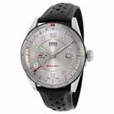 Oris Artix Audi Sport GMT Automatic Silver Dial Black Leather Men's Watch 747-7701-4461LS