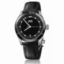 Oris Artix GT Date Diamonds Black Dial Black Leather Unisex Watch 01 733 7671 4494-07 5 18 82FC
