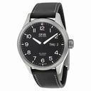Oris Big Crown Pro Pilot Black Dial Black Leather Men's Watch 752-7698-4164LS