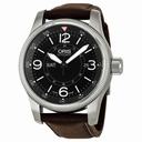 Oris Big Crown Timer Black Dial Brown Leather Men's Watch 735-7660-4064LS