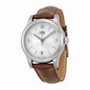 Oris Classic Date Silver Dial Brown Leather Men's Watch 733-7578-4031LS