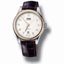 Oris Culture Club Automatic White Dial Brown Laether Men's Watch 733-7594-4391LS