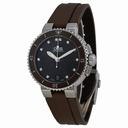 Oris Divers Date Black Dial Black Runner Ladies Watch 733-7652-4192LS