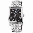 Oris Rectangular Black Dial Stainless Steel Automatic Men's Watch 582-7658-4034MB