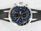Oris TT3 Chronograph Automatic 674-7587-7264 Mens Blue Rubber Strap Round Watch