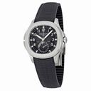Patek Philippe Aquanaut Dual Time Black Dial Automatic Men's Watch 5164A-001