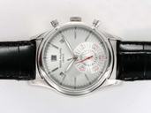 Patek Philippe Calatrava 5196G Round Red Dial Black Crocodile Leather Strap Watch