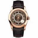 Patek Philippe Calatrava Brown Dial 18K Rose Gold Men's Watch 6000R-001