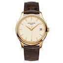 Patek Philippe Calatrava Ivory Dial 18kt Rose Gold Brown Leather Men's Watch 5227J
