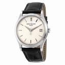 Patek Philippe Calatrava Opaline White Dial 18kt White Gold Men's Watch 5296G-010