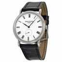 Patek Philippe Calatrava White Dial 18 kt White Gold Men's Watch 5119G