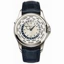 Patek Philippe Complications Silver Dial Leather Men's Watch 5130G-019