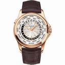 Patek Philippe Complications Mechanical Silver Dial Leather Men's Watch 5130R-018