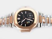 Patek Philippe Nautilus 5712/1A Manual Winding Round Black Dial Watch