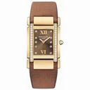Patek Philippe Twenty-4 18kt Rose Gold Chocolate Strap Diamond Ladies Watch 4920R