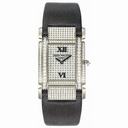 Patek Philippe Twenty-4 18kt White Gold Diamond Dial Satin Strap Ladies Watch 4910G