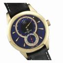 Perrelet Jumping Hour Black Leather Men's Watch A3009/5