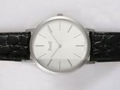 Piaget Altiplano G0A29112 Black Cow Leather Strap 36mm Mens Watch