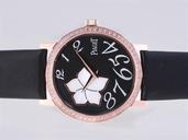 Piaget Altiplano G0A32077 Black Cow Leather Strap Black Dial Round Watch