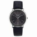 Piaget Altiplano Mechanical Black Dial 18Kt White Gold Men's Watch GOA29113