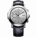 Piaget Altiplano Mechanical Silver Dial Black Leather Men's Watch G0A35152