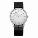 Piaget Altiplano Silver Dial Black Alligator Leather Ladies Watch GOA39106