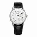 Piaget Altiplano Silvered Dial 18K White Gold Diamond Automatic Men's Wach GOA39138