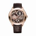 Piaget Emperador Brown Dial 18kt Rose Gold Men's LIMTIED Watch GOA39042