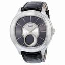 Piaget Emperador Cushion-Shaped Moon Phase Automatic 18kt White Gold Men's Watch GOA34021