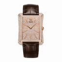 Piaget Emperador Diamond Pave Dial 18K Rose Gold Automatic Men's Watch GOA33076