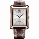 Piaget Emperador Silver Dial Brown Leather Men's Watch G0A32121