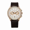 Piaget Gouverneur Silver Guilloche Dial 18K Rose Gold Diamond Men's Watch G0A39115