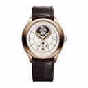 Piaget Gouverneur Silver Guilloche Dial 18K Rose Gold Men's Watch GOA37114