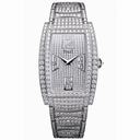Piaget Limelight Diamond Pave Dial 18kt White Gold Diamond Ladies Watch GOA36195