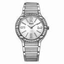 Piaget Polo Silver Dial 18Kt White Gold Bracelet Diamond Ladies Watch G0A36231