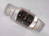 Rado Classic Jubile 152.0366.3 Rectangle Quartz Black Dial Watch