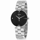 Rado Coupole Black Dial Ladies Stainless Steel Watch R22852703
