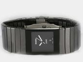 Rado DiaStar 120.0281.3 Quartz Man:26x32mm / Lady:18x24mm Black Dial Watch