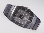 Rado DiaStar 13477.152 35x33mm Black Dial Black Ceramic Strap Watch