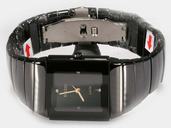 Rado DiaStar 152.0332.3 Black Ceramic Strap Mens Square Watch