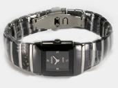 Rado DiaStar 20954 Black Ceramic Strap 21x28mm Black Dial Watch