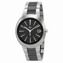 Rado D-Star XL Black Dial Stainless Steel Black Ceramic Men's Watch R15943162