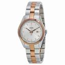 Rado Hyperchrome Silver Dial Two-tone Ceramos and Steel Ladies Watch R32976102